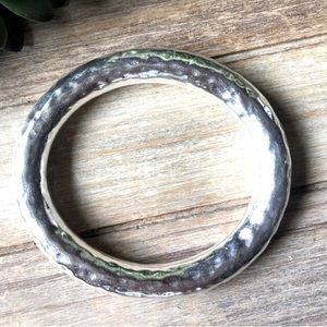 Silpada Hammered Sterling Silver Bangle